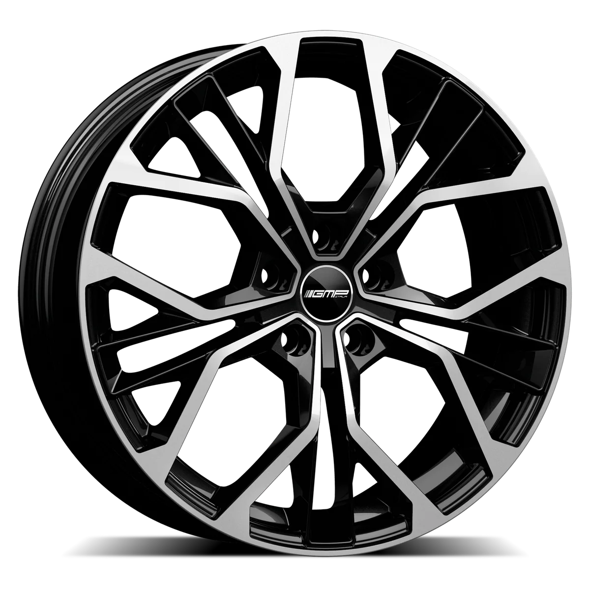 GMP 6.5x16 ET38 (73.1) 4x108 Matisse Black Diamond