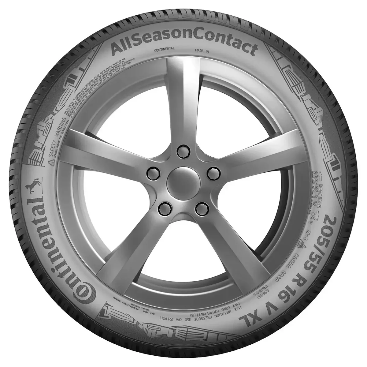 Continental 215/60R18 98H AllSeasonContact EVc
