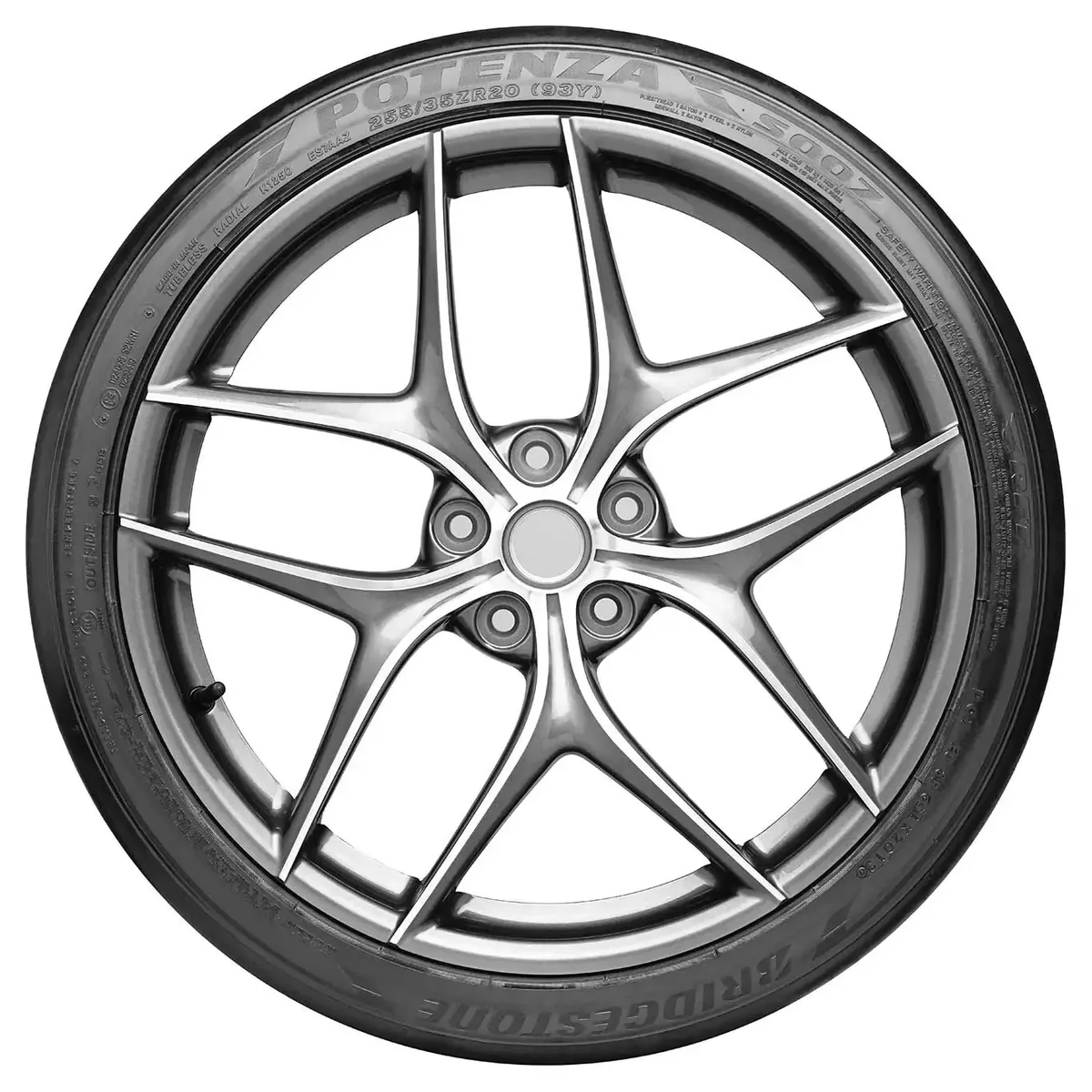 BRIDGESTONE 245/35R20 95Y Potenza S007 XL RG FER FERRARI 488 GTB/GTS [F142;FER F488 (F142(2))